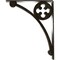 Ekena Millwork Crawley Wrought Iron Bracket, (Triple center brace), Antiqued Warm Silver 2"W x 10"D x 12"H BKTM02X10X12TCRAWS - alternate 6